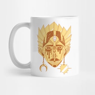 Terracotta African Mask No 12 Mug